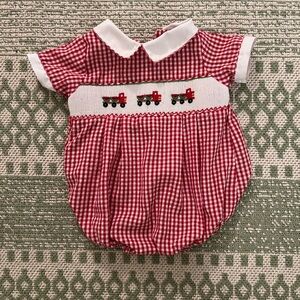 Smocked baby bubble